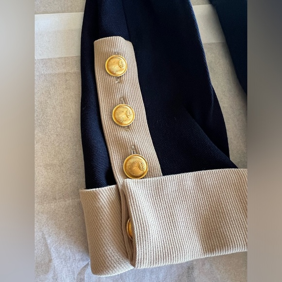CHANEL Boutique Vintage Blazer & Skirt Set, Navy Blue - Picture 6 of 16